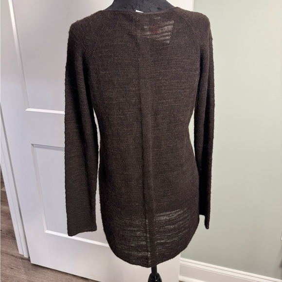 Eileen Fisher Dark Brown Knit Sweater size small - Picture 3 of 6